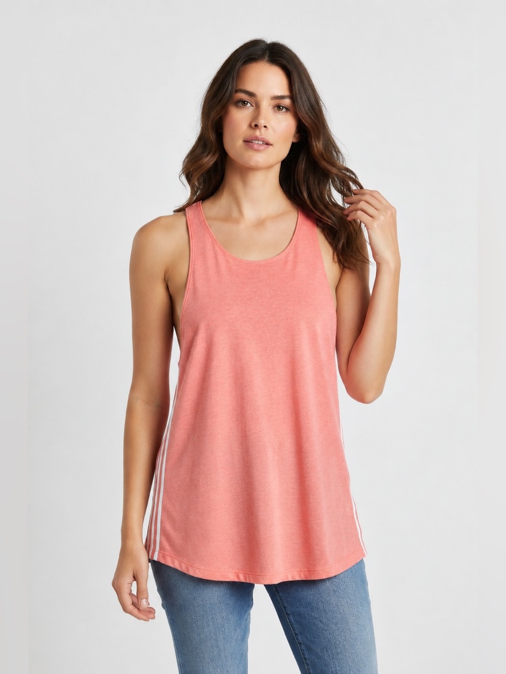Adidas Women’s Racerback Pink Tank Top Size XL NWT